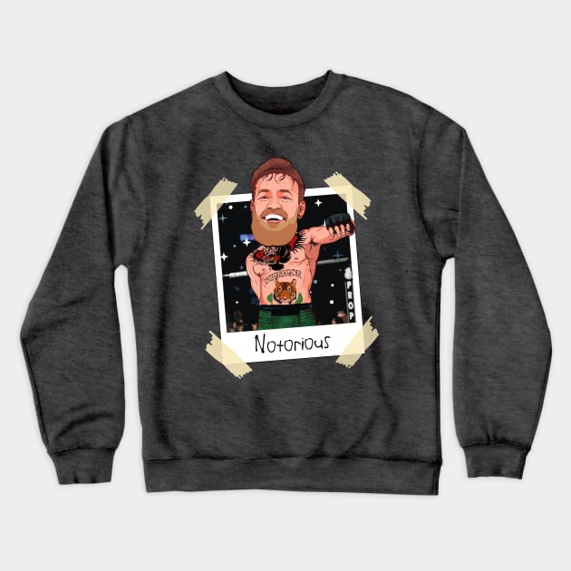 Notorious Conor McGregor Picture Perfect Crewneck Sweatshirt by portraiteam